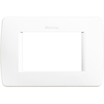 Luna - white 3-place resin plaque