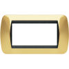 Living International - Placa de metal dorado Lucenti de 4 plazas