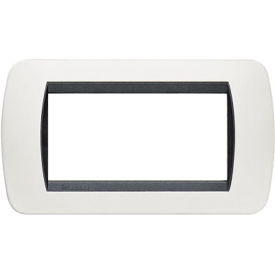 Living International - white 4-place technopolymer plate