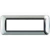 Living International - Lucenti 7-seater metal plate in polished chrome