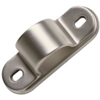 Luxor matt - pipe stop with plate ø 20 mm