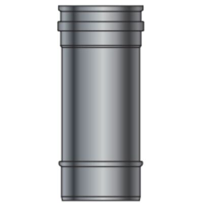 GBD PL100-100 - Tube simple paroi en acier inoxydable 100 de 950 mm