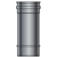 GBD PL200-100 - Tube simple paroi en acier inoxydable 100 de 1950 mm