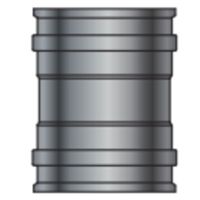 GBD PLFF-100- manicotto FF monoparete inox 100