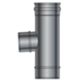 GBD PLTR80-130 - Te de acero inoxidable de pared simple MF 87° 130 con reducción de 80