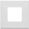 Vimar 22642.01 Eikon - Plaque 2 modules blanc mat