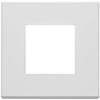Vimar 22642.01 Eikon - placca 2 moduli bianco matt