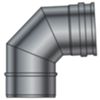 GBD PLG87-100 - 87° single wall stainless steel bend 100