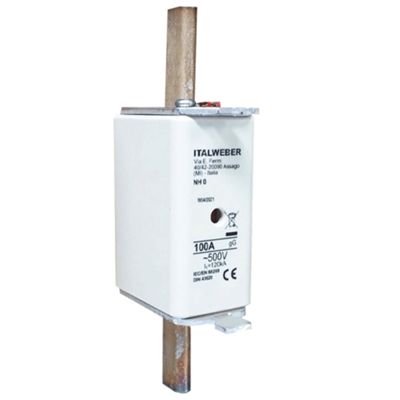 Italweber 1505100 - Fusible NH0 gG 100A 500V