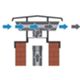 GBD PLTT30-80 - Capuchon anti-vent en T en acier inoxydable 80