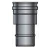 GBD PLAU100-130 - stainless steel single wall increase 130F x 100M