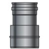 GBD PLRI80-60 - single wall stainless steel reduction 80M x 60F