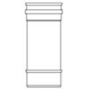GBD N/PL50-100 - linear element 450 mm 100 black stainless steel single wall