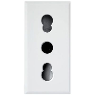 Ave 446006/15TS Whitek - bypass socket 16A P17/11
