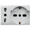 Ave 44609015MB Whitek - zócalo universal/bypass