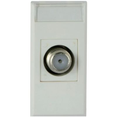 Ave 446096F Whitek - female TV/SAT coaxial socket