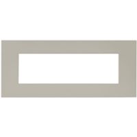 Series 44 - Smart Easy plate in 7-place dove-grey technopolymer
