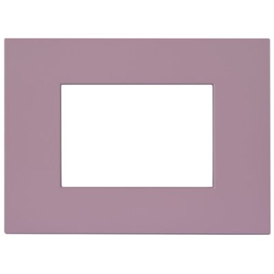 Series 44 - Smart Easy plate in technopolymer 3 places purple