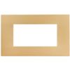Serie 44 - placca Smart Easy in tecnopolimero 4 posti oro