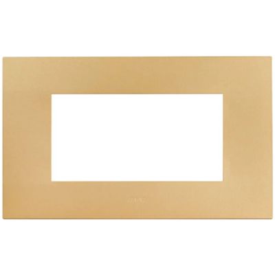 Series 44 - Smart Easy plate in technopolymer 4 places gold