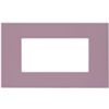 Serie 44 - placca Smart Easy in tecnopolimero 4 posti viola