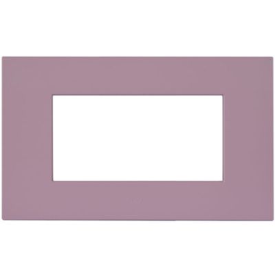 Series 44 - Smart Easy plate in technopolymer 4 places purple