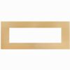 Serie 44 - placca Smart Easy in tecnopolimero 7 posti oro