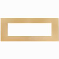 Series 44 - Smart Easy plate in technopolymer 7 places gold
