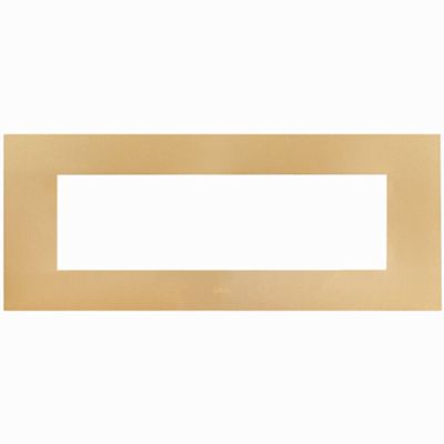 Series 44 - Smart Easy plate in technopolymer 7 places gold