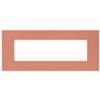 Series 44 - Smart Easy plate in 7-place technopolymer terracotta