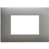 Series 44 - Young 44 plate in 3-place technopolymer, matt grey