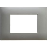 Series 44 - Young 44 plate in 3-place technopolymer, matt grey
