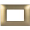 Series 44 - Young 44 plate in technopolymer 3 places brass