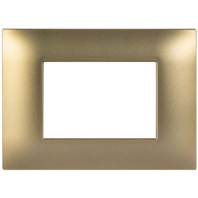 Series 44 - Young 44 plate in technopolymer 3 places brass