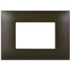 Series 44 - Young 44 plate in technopolymer 3 places bronze