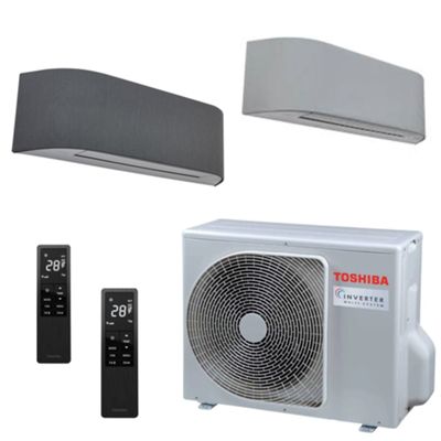 Climatizzatore Toshiba Haori Dual Split 12000+12000BTU