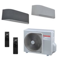 Aire acondicionado Toshiba Haori Dual Split de 9000+9000 BTU