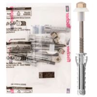 Fischer 567585 - Bonde de WC/bidet verticale en acier inoxydable WB 2