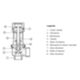 Watts 212160 - INAIL safety valve 1/2x3/4 bar 6