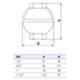 Watts 235120 - imbuto di scarico 3/4 x valvola sicurezza
