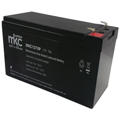 Melchioni 491460215 - 12V 7Ah rechargeable lead-acid battery