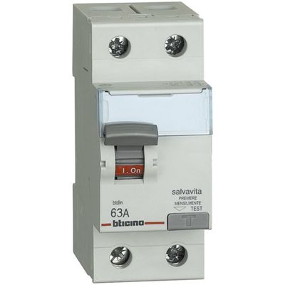 BTicino G721AS63 - Différentiel A S 2P 63A 0,1A