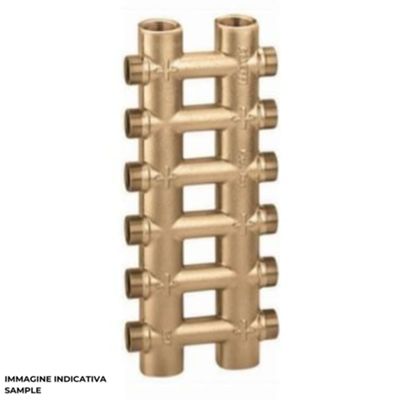 Watts 825M34DD66 - comp. manifold 6+6 int 35 1/2 x 3/4