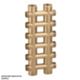 Watts 825M1DD88 - collecteur compact 8+8 int 35 1/2 x 1