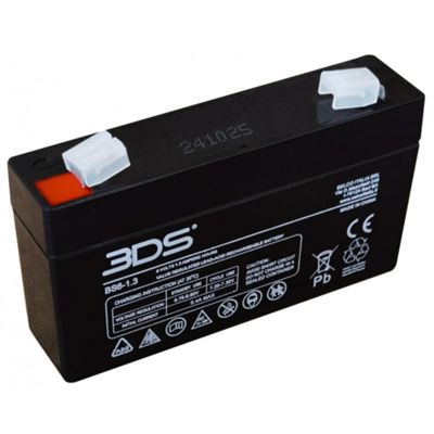 Selco BS6-1.3 - Batería recargable de 6 V y 1,3 Ah