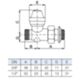 Watts 1196UMSN38X - Support droit 3/8 x 16