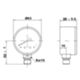 Watts PZFEA3204BB12 - manomètre radial 1/4 0-4 bar D.63