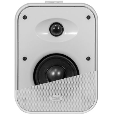 Vivaldi FLORA10TW - Enceinte système d'évacuation vocale blanche 30 W EN54