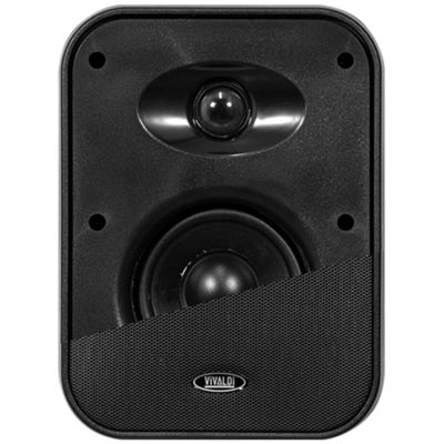 Vivaldi FLORA10TB - Enceinte d'évacuation vocale noire 30 W EN54