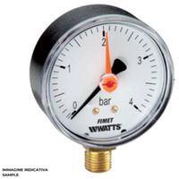 Watts PA4210BC05 - Manómetro radial 3/8 0-10 bar D.80